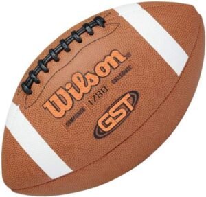 WILSON GST Composite Footballs – Tan