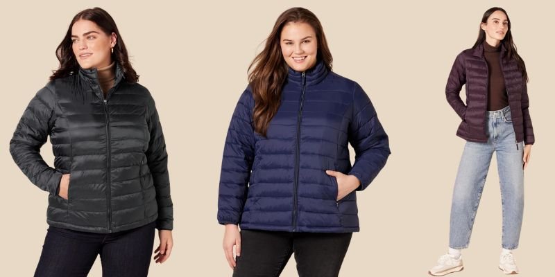 Amazon Essentials Women's Lightweight Long-Sleeve Water-Resistant Packable Puffer Jacket (Available in Plus Size)0 (1)2