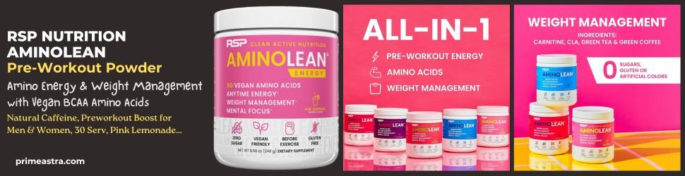 RSP NUTRITION AminoLean Pre Workout Powder